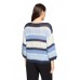Betty Barclay - 5547 2084 Losse trui blauwe strepen glitter.